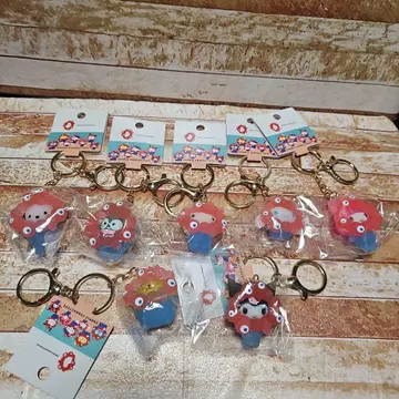 EXPO2025 산리오 미야쿠미야쿠 변신 키링 클리어 전 종류 7개