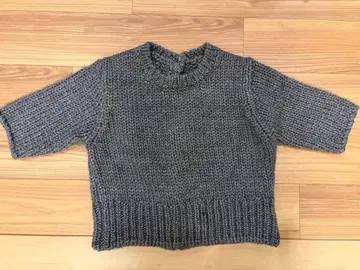 벌키 니트 풀오버 united arrows 그레이