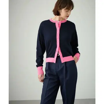 NORC 바이컬러 가디건