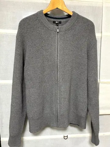 유니클로 C 크루넥 풀 집업 가디건 L 사이즈