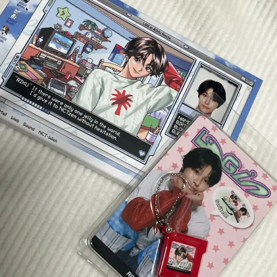 NCT | 엔시티 Nct Wish Riku Login Game Pack Keyring on Bunjang