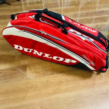 [컨디션 최상 (전시만 미사용)] DUNLOP 던롭 라켓 백 8개 수납