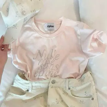 에피 epine T셔츠 큐빅 핑크