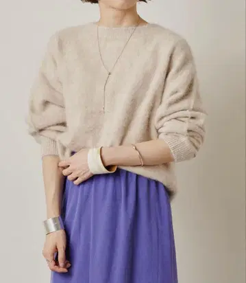 오메카시 퍼 캐시미어 2way 가디건