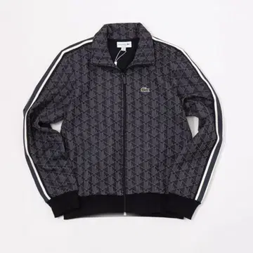 초레어 Lacoste 모노그램 트랙 자켓 블랙 M 사이즈