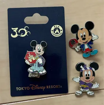디즈니 미키 핀 랜야드 설날 일본 유카타 기모노 pins