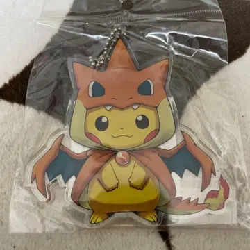 메가 리자몽 Y의 판초를 입은 피카츄 아크릴 참