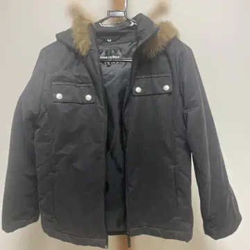 COMME CA WALK 블랙 다운 자켓