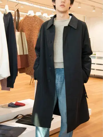 JW ANDERSON x UNIQLO 블랙 트렌치코트