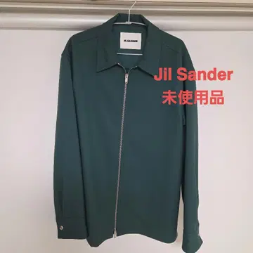 질 샌더 셔츠 자켓 그린