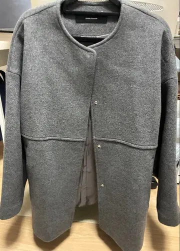 23AW 저널 스탠다드 슈퍼 140 비버 노카라 숏코트