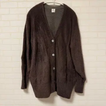 A part by lowrys 웜 니트 샤기 가디건
