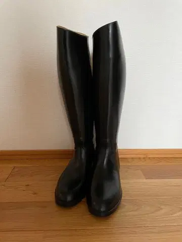 [ 새상품급 ] AIGLE 블랙 롱 부츠 장화 23cm