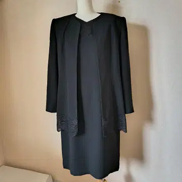 도쿄 소와르 블랙 원피스 수트 상복 빅 사이즈