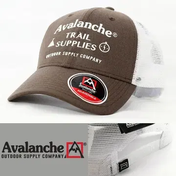 메쉬 캡 모자 아발란치 브라운 94JVU-01-MBRN USA
