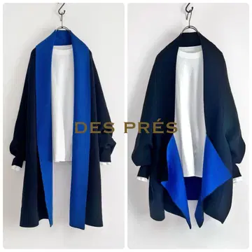 DES PRES 울 캐시미어 더블 페이스 니트 가디건 2way