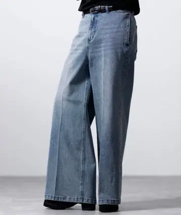 CLEL 빈티지 디자인 플레어 데님 팬츠