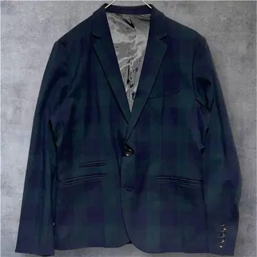 키쿠치 타케오 TK 테일러드 자켓 체크 그린 타탄