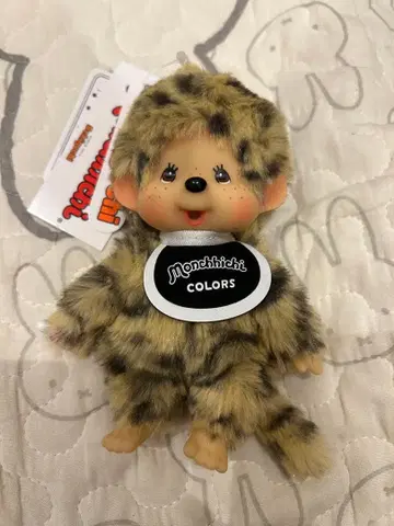 몽치치 레오파드 무늬 키링