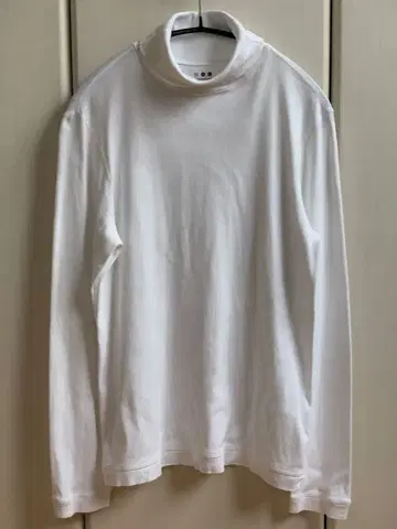 쓰리 dots three dots 터틀넥 T셔츠 화이트 sizeS