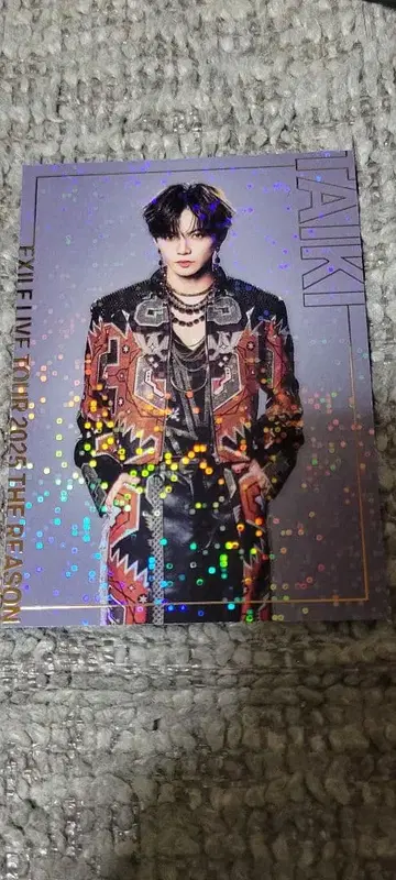 EXILE 사토 타이키 카드 사인 있음