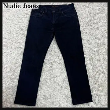 누디진 신핀 스키니 데님 블랙링 W33