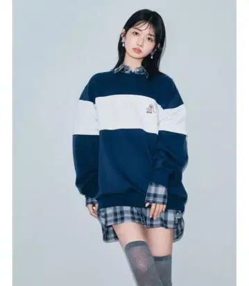 Lily Bear 리본 맨투맨