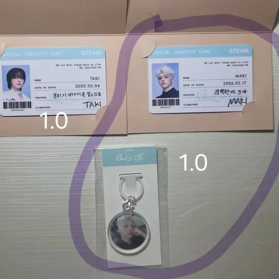 &TEAM Back to Life POPUP 購入特典 IDカード ニコラス