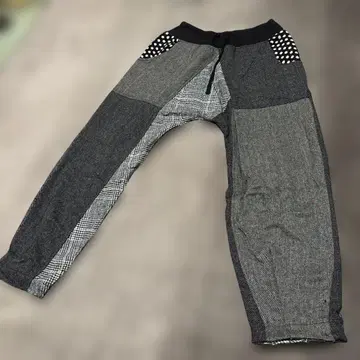 AGILE 사루엘 캐주얼 팬츠 도트 무늬 포켓