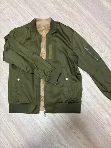 나노 유니버스 리버서블 집업 블루종 MA-1