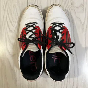 adizero 화이트/레드 스니커즈