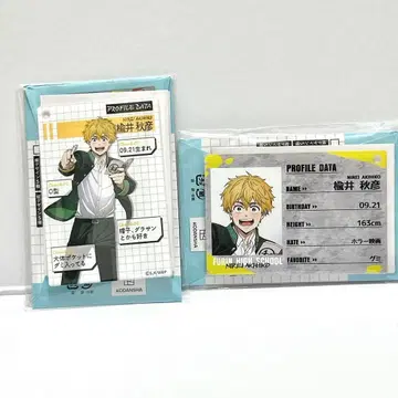 니이 아키히코 WIND BREAKER 프로필 카드 키링