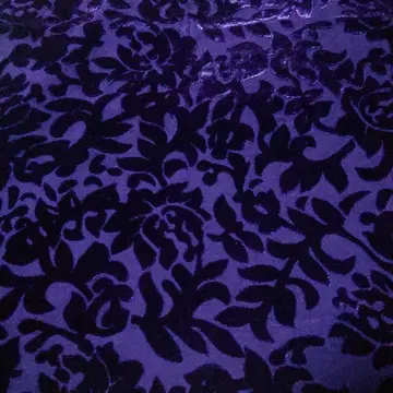 Philippe Venot Paris 벨벳 스톨 짙은 보라색 익명 배송