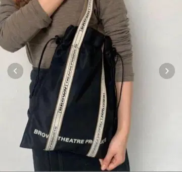 THEATRE PRODUCTS JQ 테이프 신발 가방 토트백 블랙