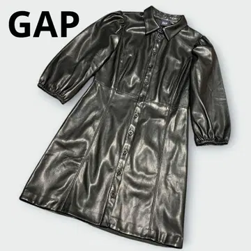 [ 새상품급 미사용 ] 갭 GAP 인조 가죽 코트