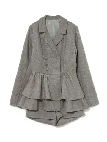 bubbles 자켓 페플럼 셋업