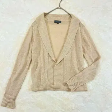 [필드 드림] 가디건 (M) 린넨 아이보리 니트
