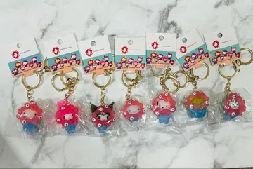 산리오 미야쿠미야쿠 입체 마스코트 클리어 컬러 세트 컴플리트