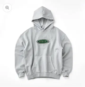 feels. PIGMENT DYE HOODIE LIGHT GRAY