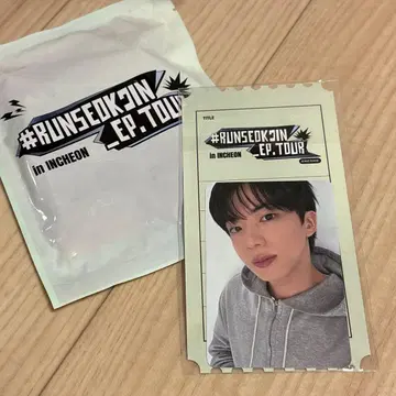 BTS 진 RUNSEOKJIN ENCORE 특전 트레이딩 카드 카이로