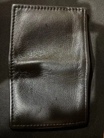 Langlitz Leathers 이단 접이식 지갑 블랙