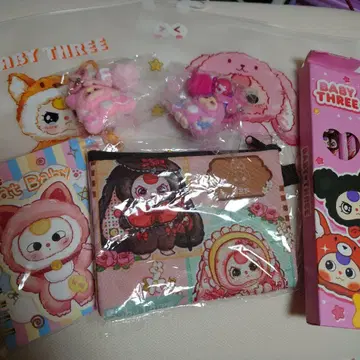 BABY THREE 캐릭터 굿즈 세트