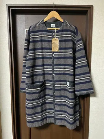 텐더 로인 담요 코트 울 데님 blanket coat