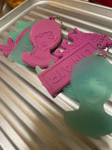 kyne ONAIR 실리콘 키링 2개 세트