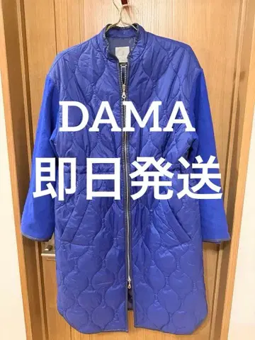 DAMA 로얄 블루 이소재 코트