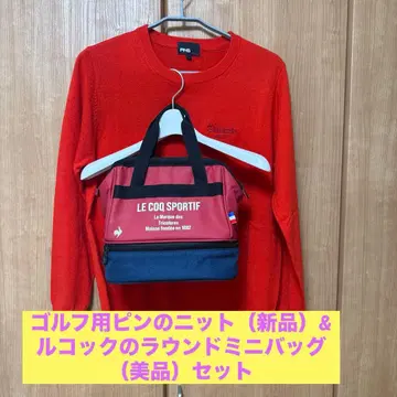 골프용 여성용 니트 새상품 and 라운드 백 새상품급 세트