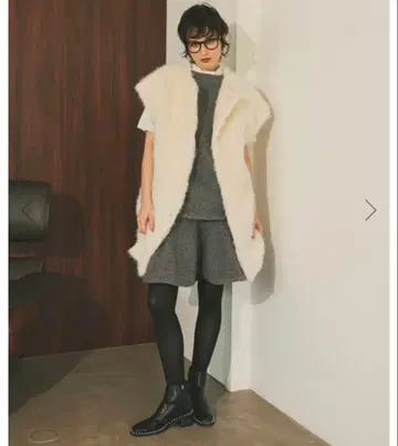 DONOBAN 테디 퍼 베스트 아이보리