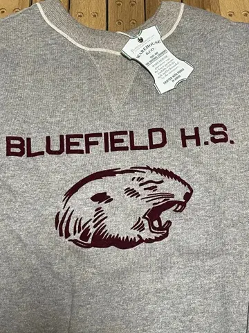 미착용 새상품 웨어하우스 BLUEFIELD 맨투맨 38