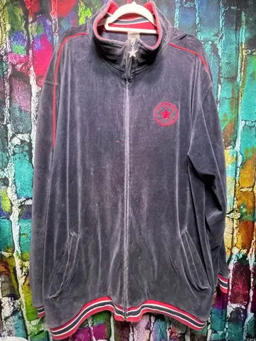 CONVERSE 컨버스 벨로아 트랙 자켓 size 3XL