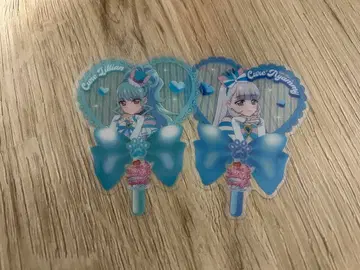 너와 아이돌 프리큐어 영화 혜택 부채형 클리어 카드 냐미 릴리안